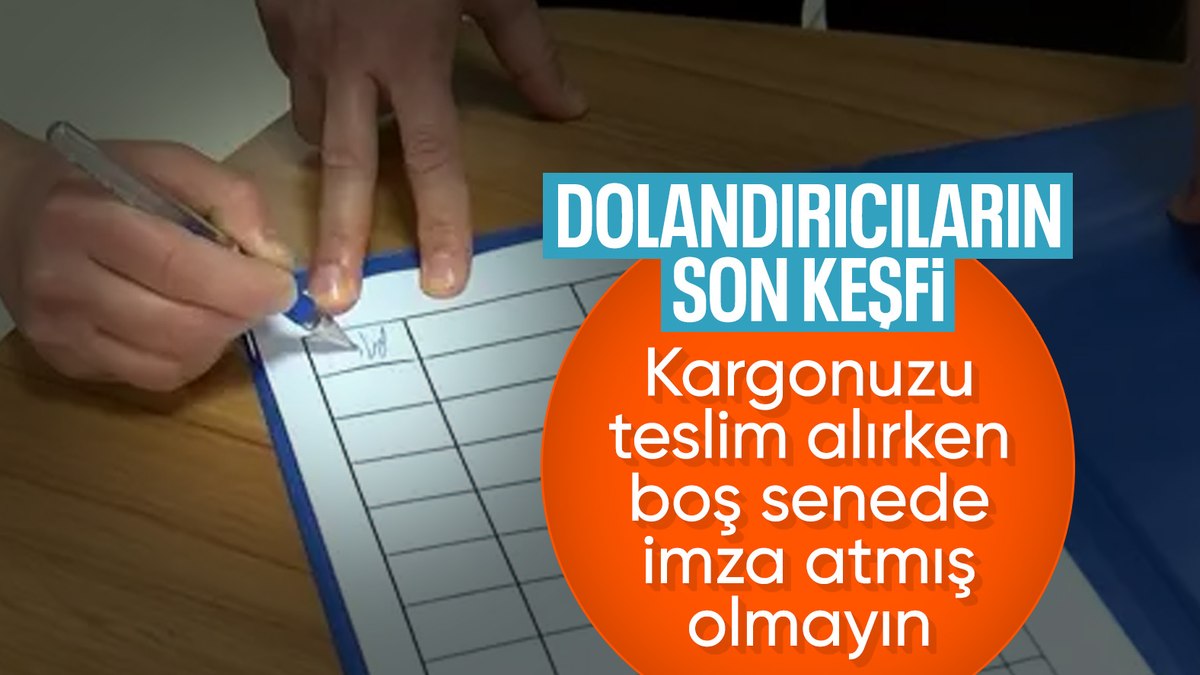 Teslim kağıdı diye senet imzalatıyorlar