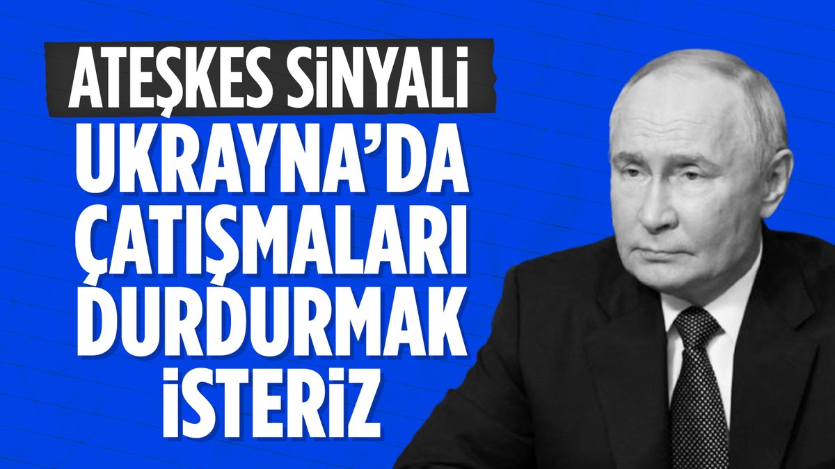 Putin’den Ukrayna ile ateşkes açıklaması