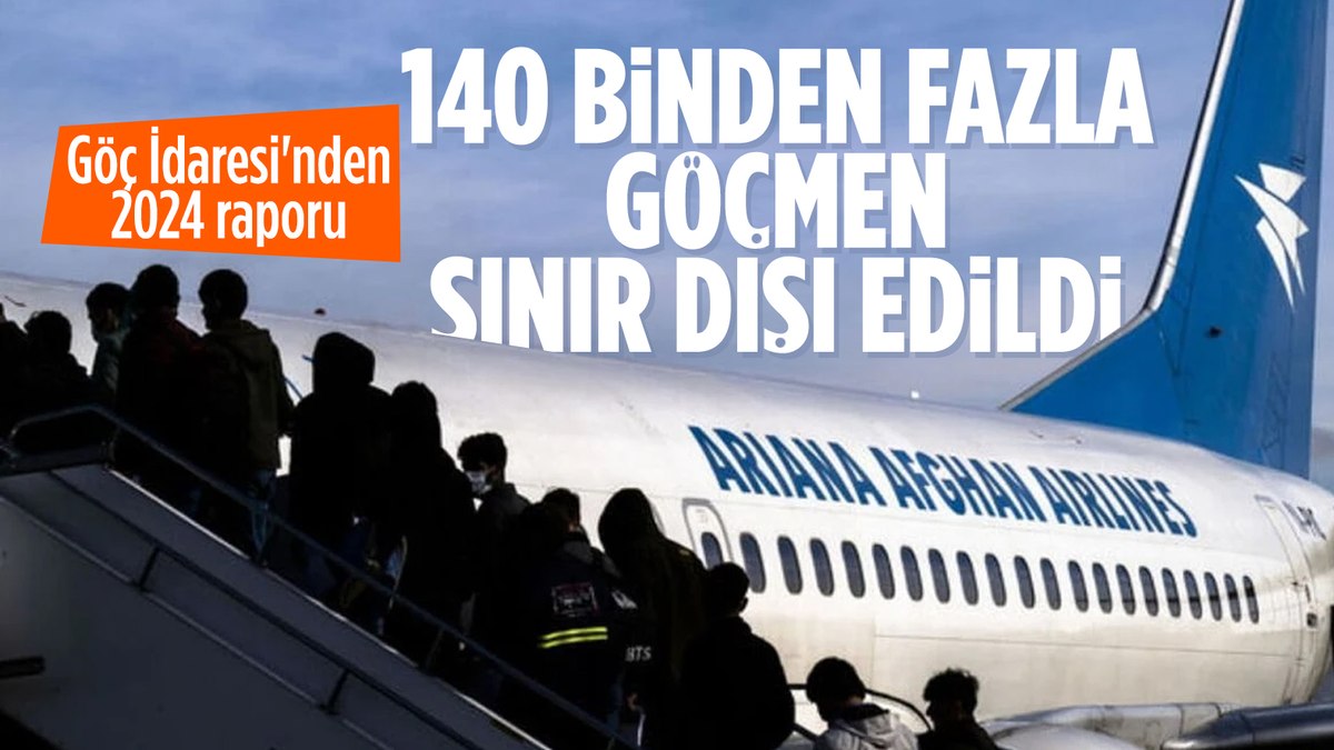 Göç İdaresi Başkanlığı sınır dışı edilen düzensiz göçmenlere ilişkin verileri paylaştı