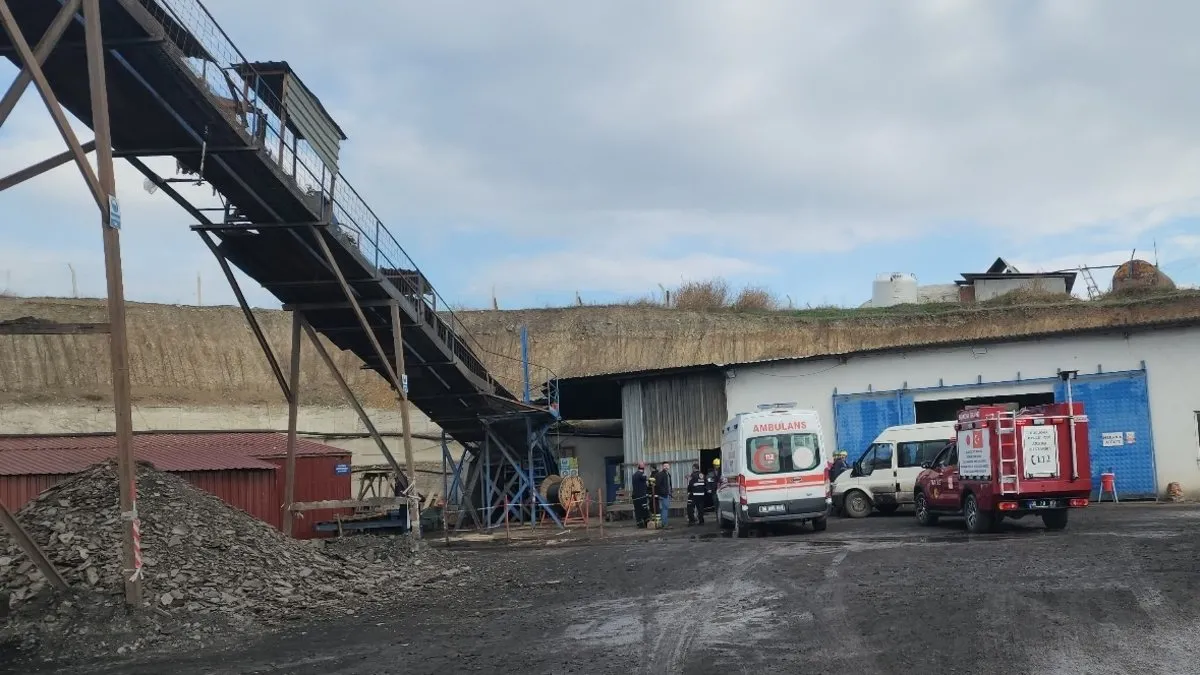 Amasya’da maden ocağında göçük: 1 yaralı