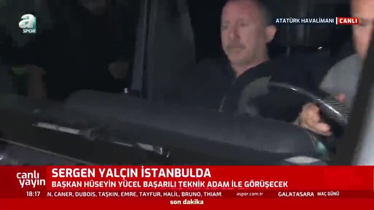 Beşiktaş’ta sıcak saatler! Sergen Yalçın, İstanbul’a geldi videosunu izle