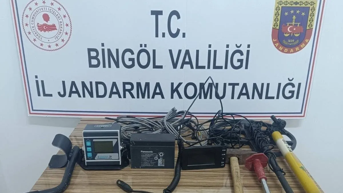 Bingöl’de kaçak kazı ve sigara operasyonu: 2 gözaltı