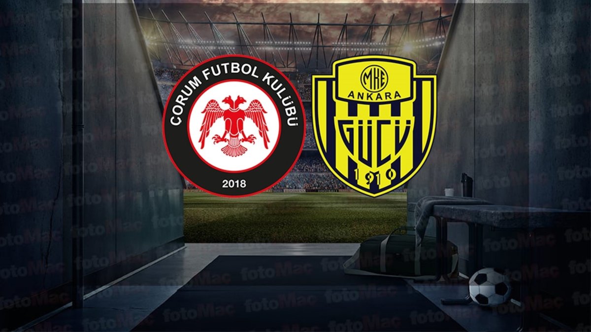 Çorum FK – MKE Ankaragücü maçı ne zaman, saat kaçta ve hangi kanalda canlı yayınlanacak? | TFF 1. Lig – Son dakika TFF 1.Lig haberleri