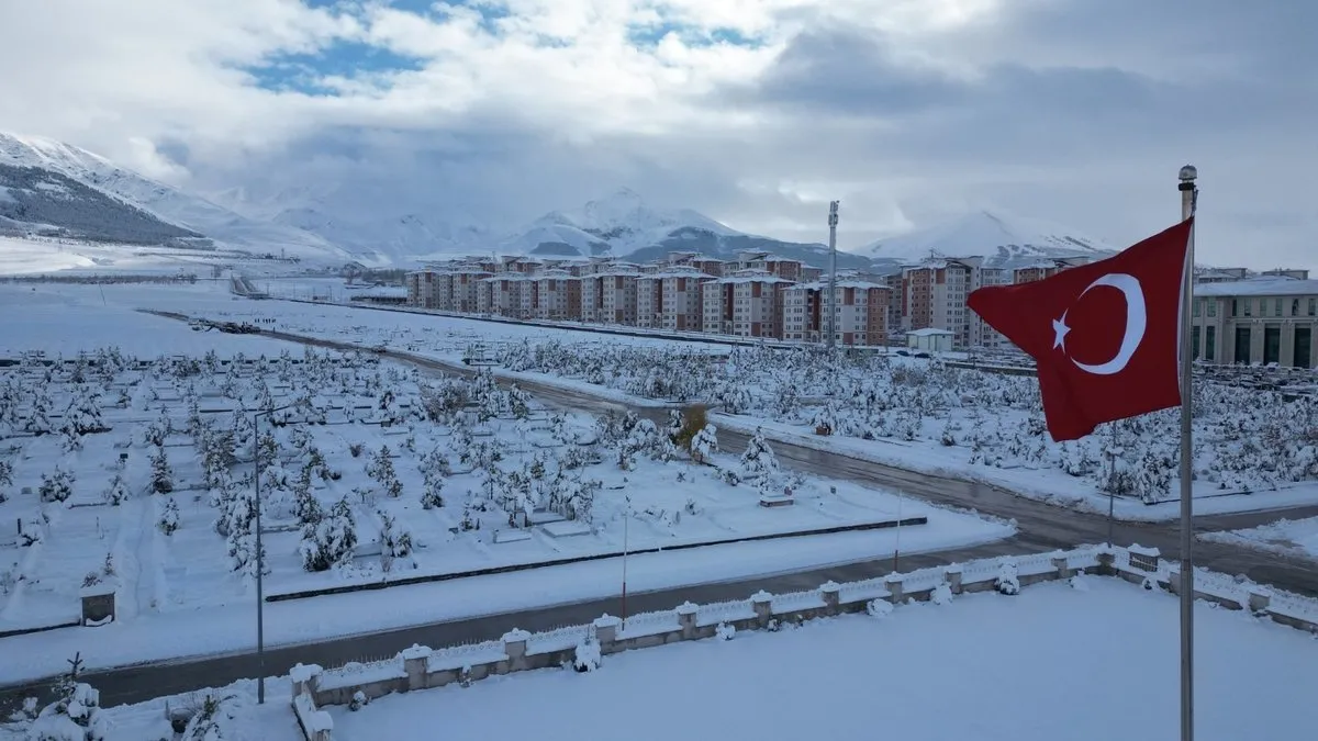 Erzurum’da kışa hazırlık! 500 mezar yeri şimdiden açıldı