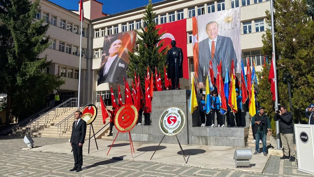 Gümüşhane’de Cumhuriyet Bayramı kutlamaları coşkuyla başladı