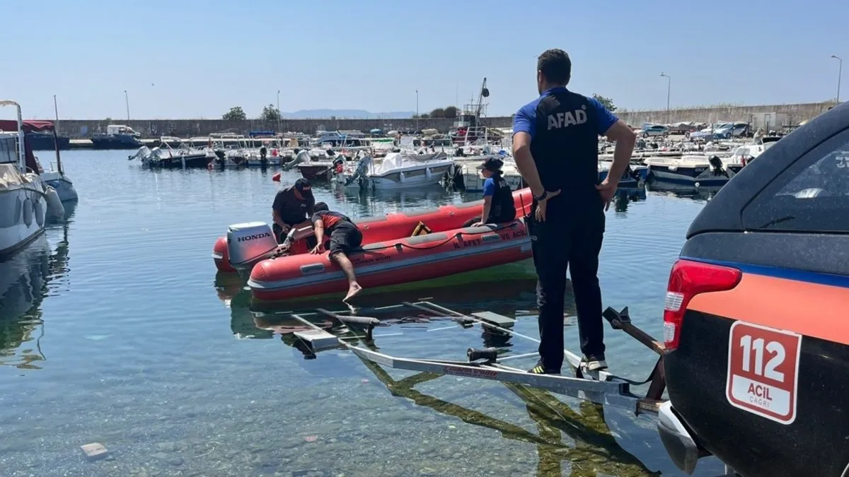 Kanoyla denize açılan tersane işçilerinden iz yok: Arama kurtarma çalışmaları aralıksız sürüyor