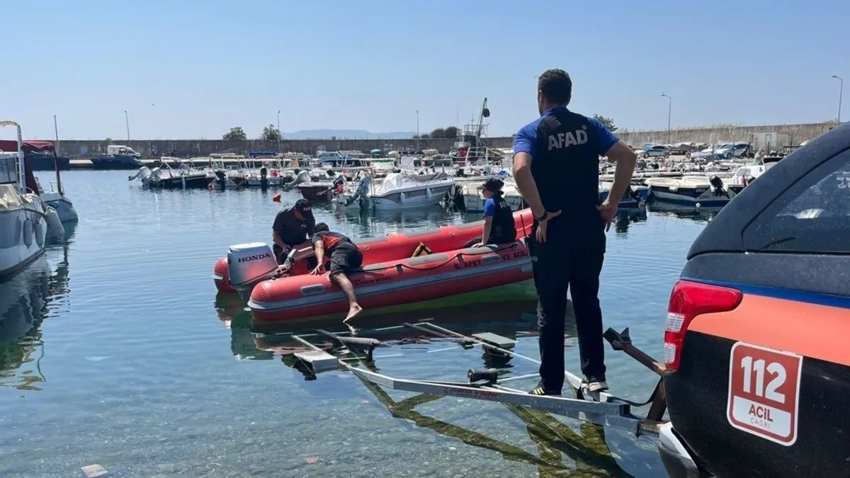 Kanoyla denize açılan tersane işçisini arama çalışmaları 22 gündür sürüyor