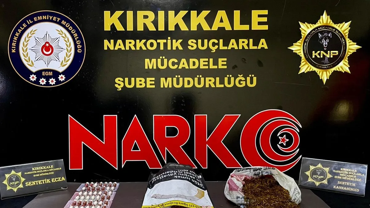 Kırıkkale’de narkotik operasyonu: Sokak satıcısı tutuklandı #kirikkale