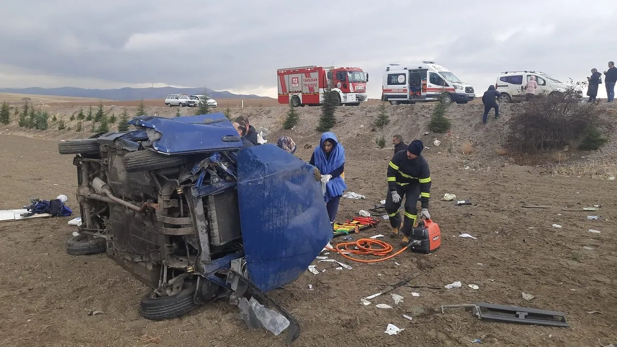 Kırıkkale’de trafik kazası: Sürücü ağır yaralı