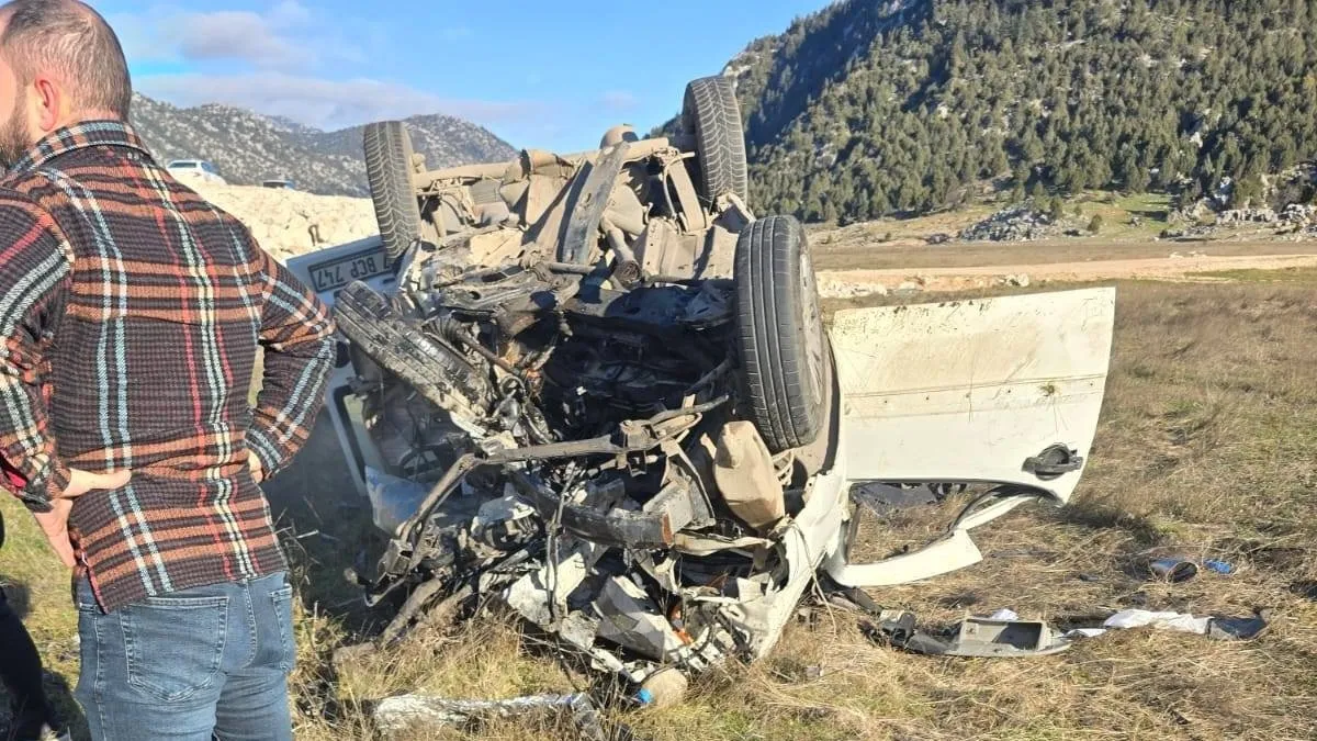 Konya’da iki araç çarpıştı: 2 ölü, 1 yaralı