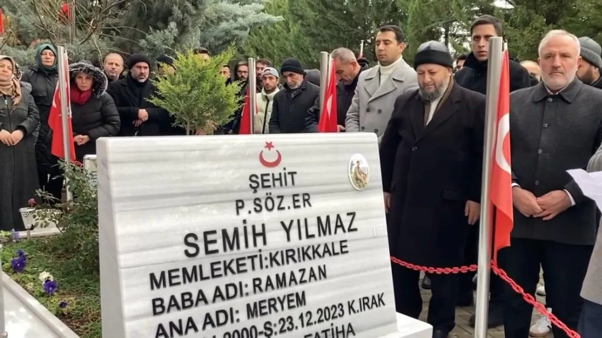 Şahadetin yıldönümünde dualar kahraman Semih Yılmaz için