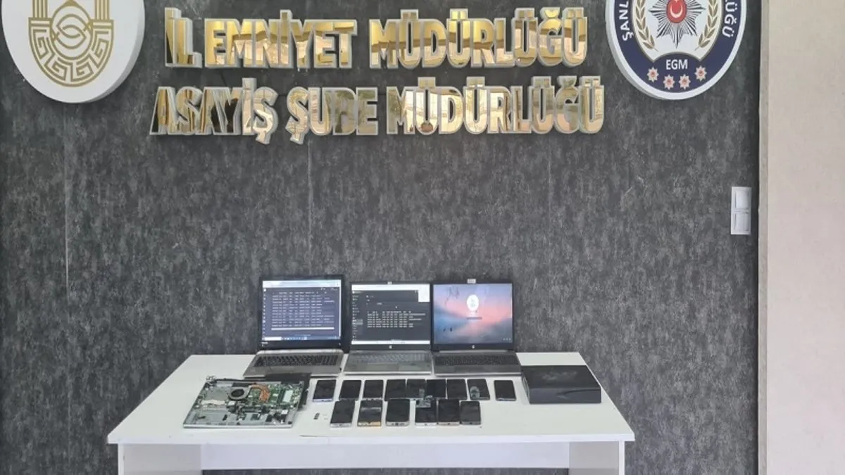 Şanlıurfa ’da telefon dolandırıcılığı 6 kişi tutuklandı