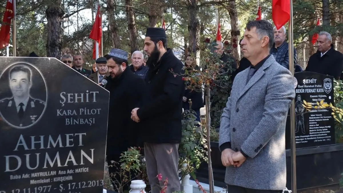 Şehit Komiser Bilal Ürgen ve Binbaşı Ahmet Duman unutulmadı