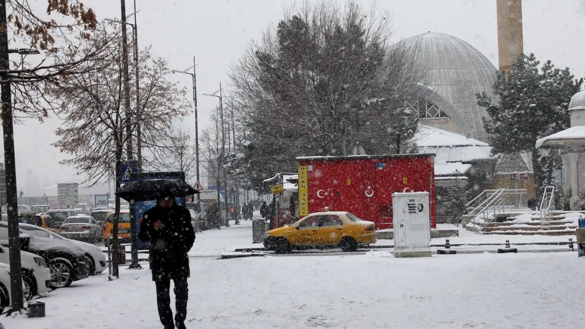 Sivas’ta yoğun kar yağışı – Sivas Haberleri