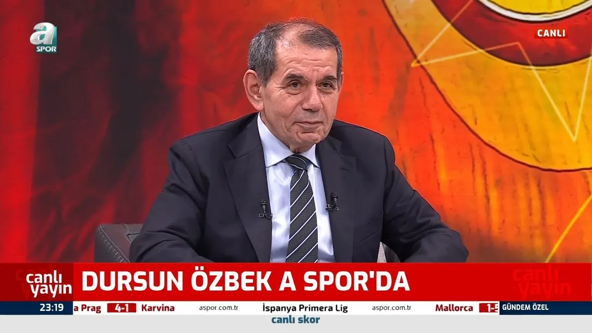 SON DAKİKA HABERİ: Dursun Özbek, A Spor canlı yayınında açıklamalarda bulunuyor: “Kerem kendisi gitmek istedi”