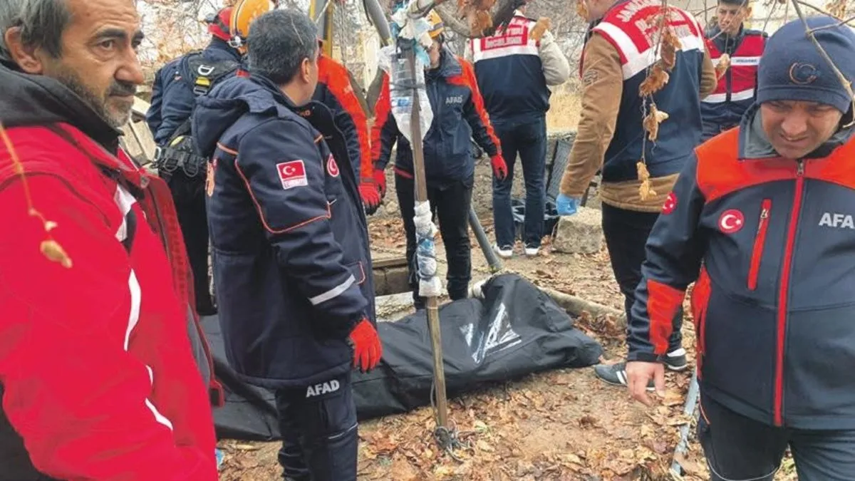 Su kuyusuna düşen kadın hayatını kaybetti