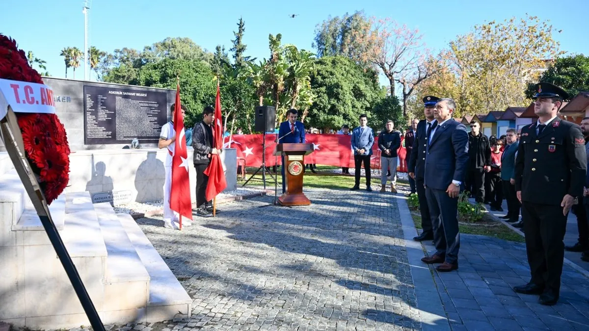 Tarihi değiştiren Topçu Yüzbaşı anıldı