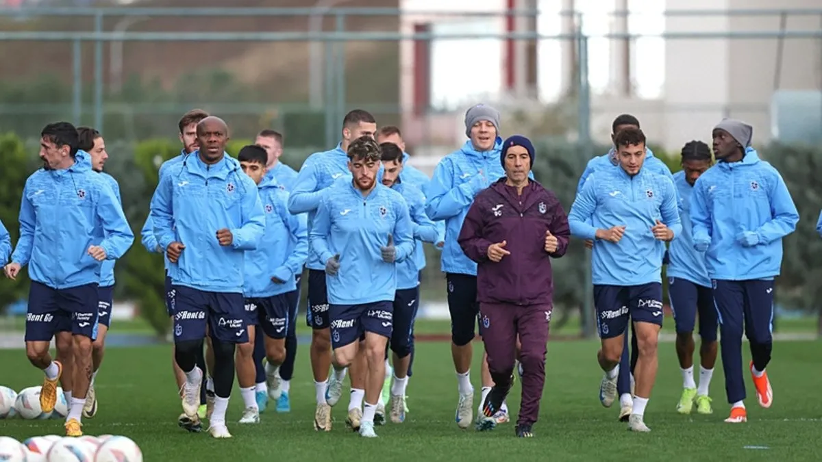 Trabzonspor, Kasımpaşa maçının hazırlıklarını sürdürdü