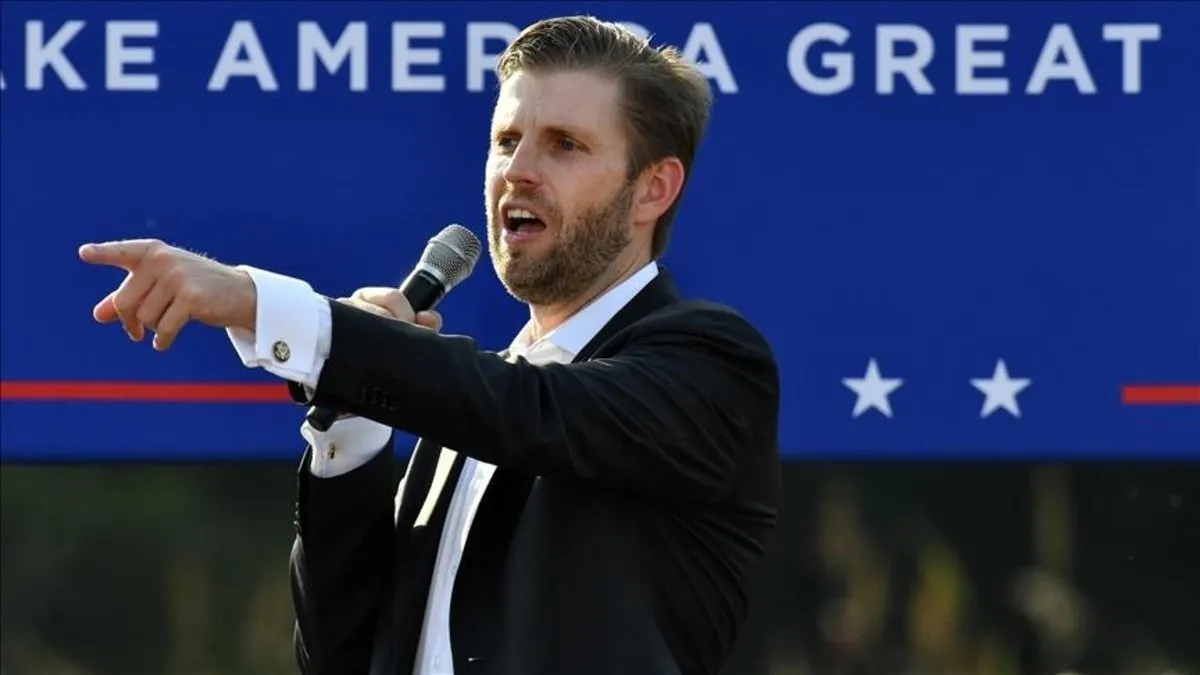 Eric Trump’tan tepki çeken paylaşım! 3 ülkeyi alışveriş sepetine ekledi