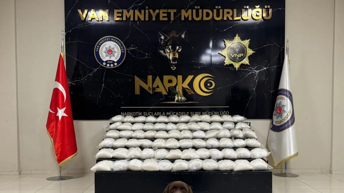 Van’da 143 kilo uyuşturucu ele geçirildi