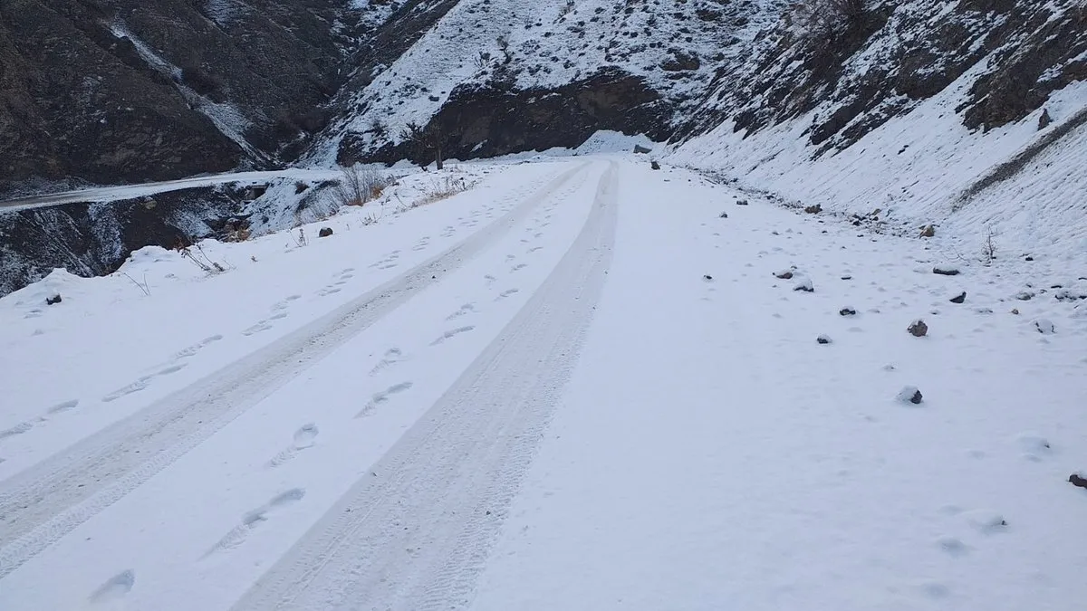 Siirt’te kardan dolayı 32 köy yolu ulaşıma kapandı