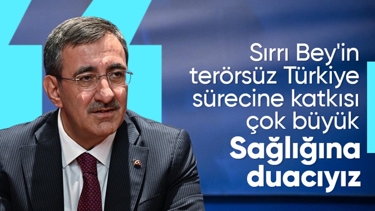 Cevdet Yılmaz: Sırrı Bey’in terörsüz Türkiye’ye katkısı büyük