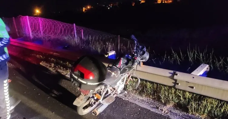 Polis ekiplerinin dikkati ortaya çıkardı! Bariyerlere sıkışmış halde bulundu