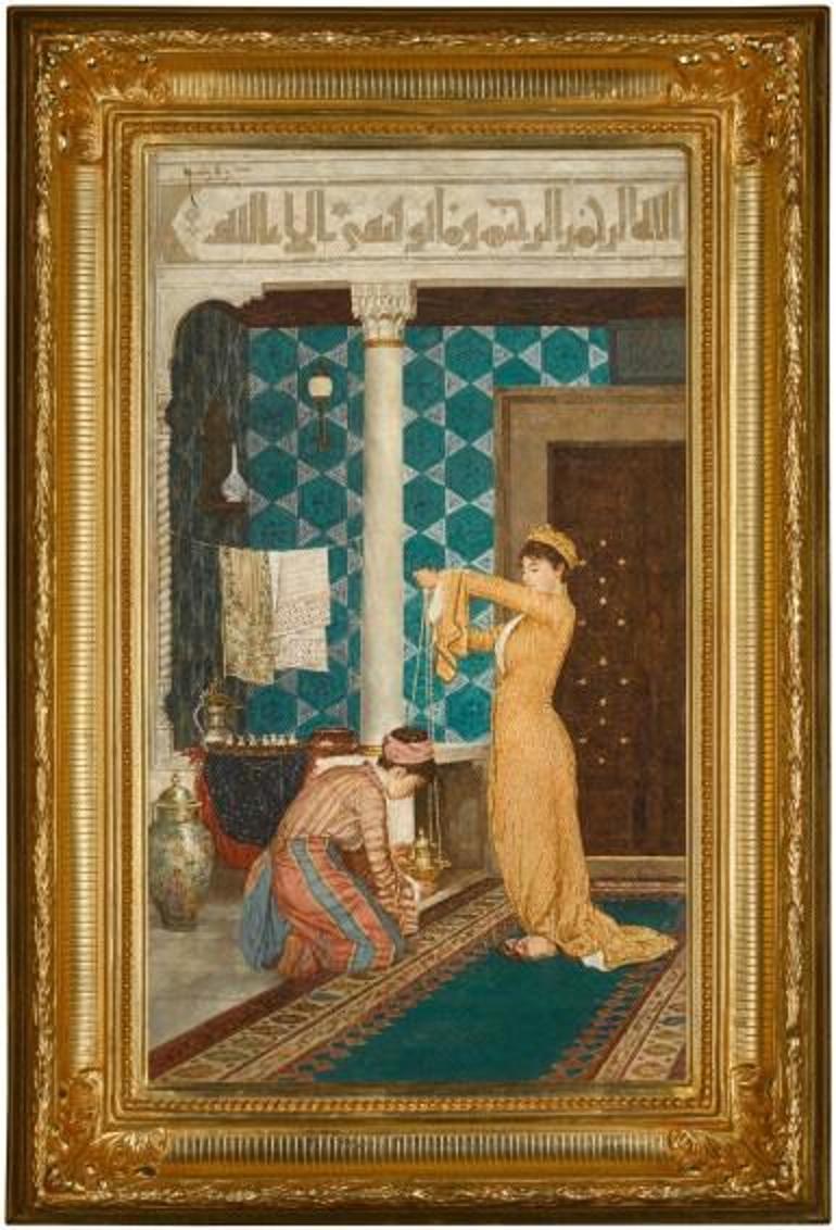 Kayıp olduğu düşünülüyordu Osman Hamdi Beyin tablosu rekor fiyata alıcı buldu