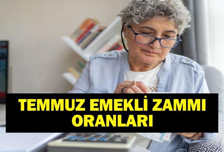 TEMMUZ EMEKLİ MAAŞ ZAMMI: Temmuz Emekli Maaşı Ne Kadar Olacak? SGK, Bağ-Kur Emeklisi 4 Aylık Enflasyon Farkı Ne Kadar?