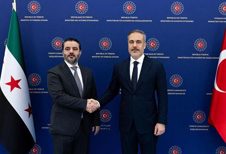 Bakan Fidan, Suriyeli mevkidaşı Şeybani ile görüştü