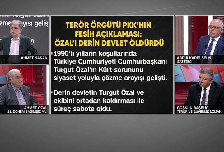 “Özal’ı derin devlet öldürdü” iddiası… Ahmet Özal’dan CNN TÜRK’te çarpıcı açıklama
