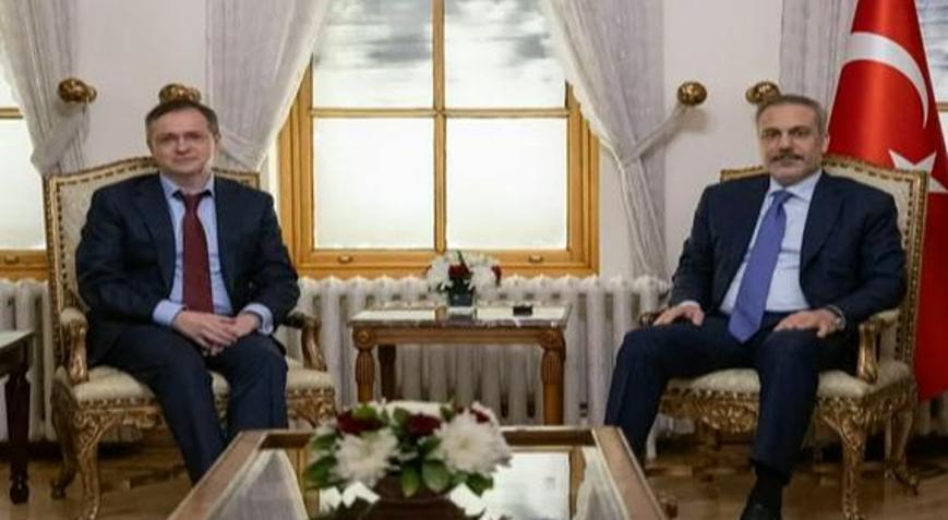 Dışişleri Bakanı Hakan Fidan Rus heyeti temsilcileri ile görüştü