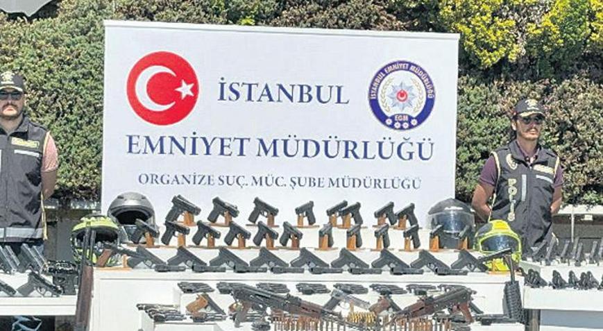 Silahlı çetelere operasyon: 104 gözaltı