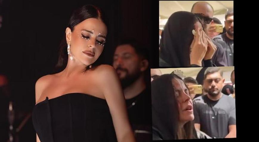 Simge Sağın’ın en acı günü! Ablasını son yolculuğuna uğurladı