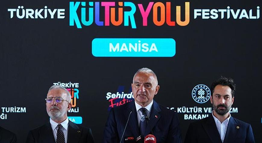 Bakan Mehmet Nuri Ersoy Türkiye Kültür Yolu Festivali’nin açılışına katıldı