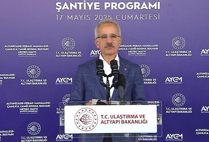 Bakan Uraloğlu’ndan Altunizade-Çamlıca Camii-Bosna Bulvarı Metro hattı açıklaması