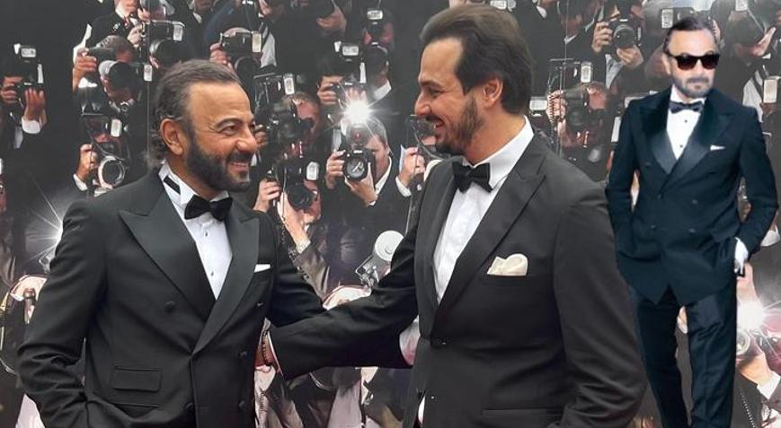 Kerem Alışık’ın gurur günü! Baba oğul Cannes’da poz verdi