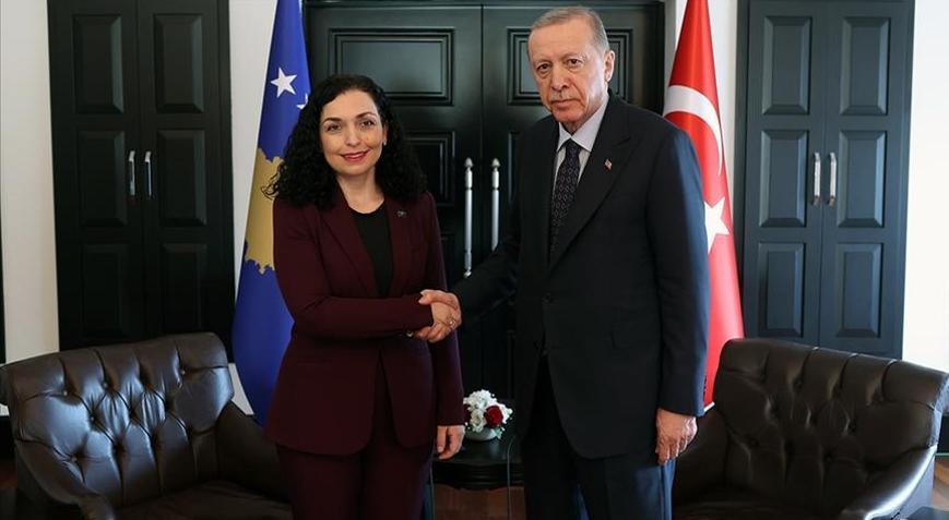 Kosova Cumhurbaşkanı’ndan Erdoğan’a ‘sadık dost’ nitelendirmesi