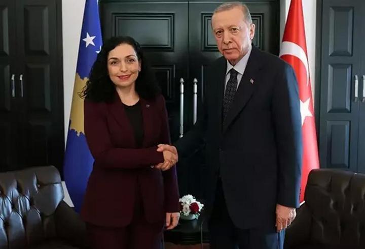 Kosova Cumhurbaşkanı Osmani’den Erdoğan’a ‘sadık dost’ nitelendirmesi