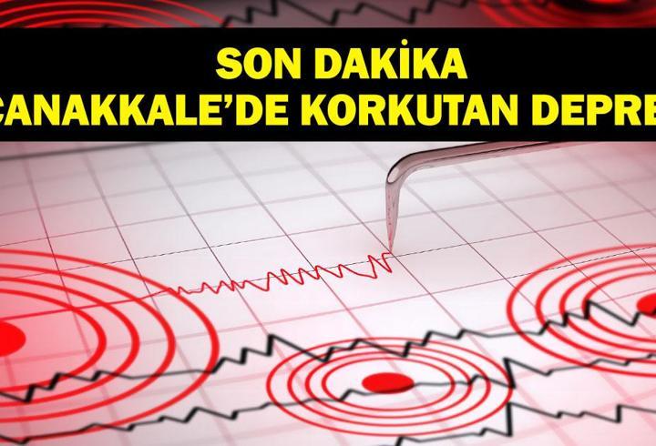 EGE’DE ŞİDDETLİ DEPREM! Ege’de deprem mi oldu? Deprem kaç şiddetinde oldu? Çanakkale, Balıkesir, Bursa, Tekirdağ, İzmir ve civar illerden de hissedildi!