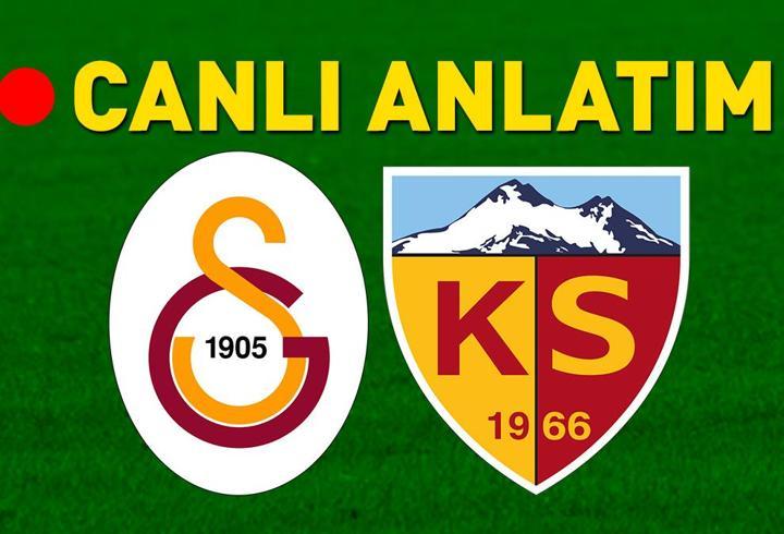 Galatasaray, şampiyonluk maçına çıkıyor! Kayserispor karşılaşması öncesi son gelişmeler…