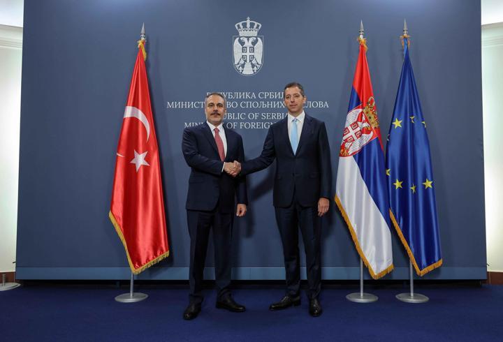 Dışişleri Bakanı Hakan Fidan, Sırp mevkidaşı Duriç ile görüştü