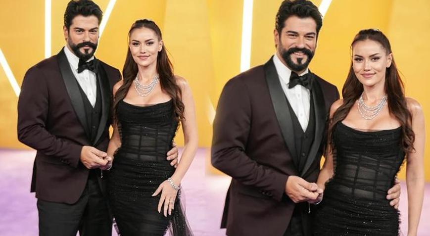 Burak Özçivit aşka geldi! Eşi Fahriye Evcen’i kalp emojisiyle paylaştı
