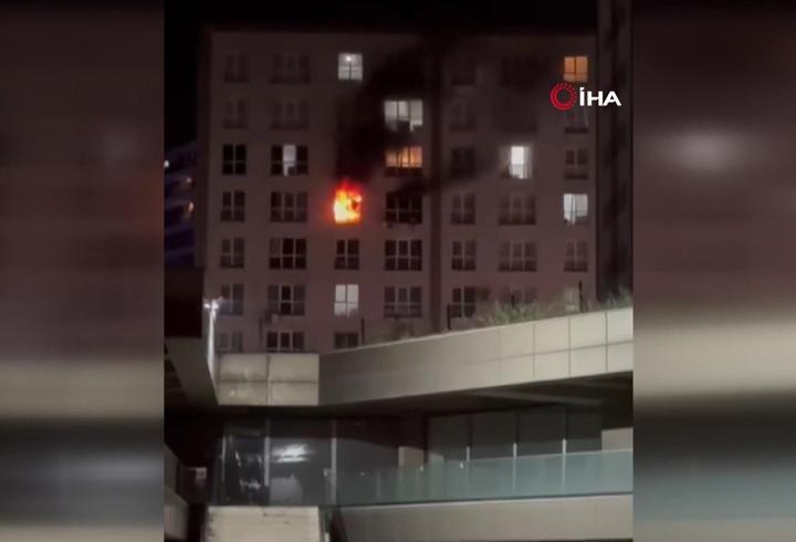 YANGINDA CAN PAZARI: Genç kadın 8. kattan aşağı atladı