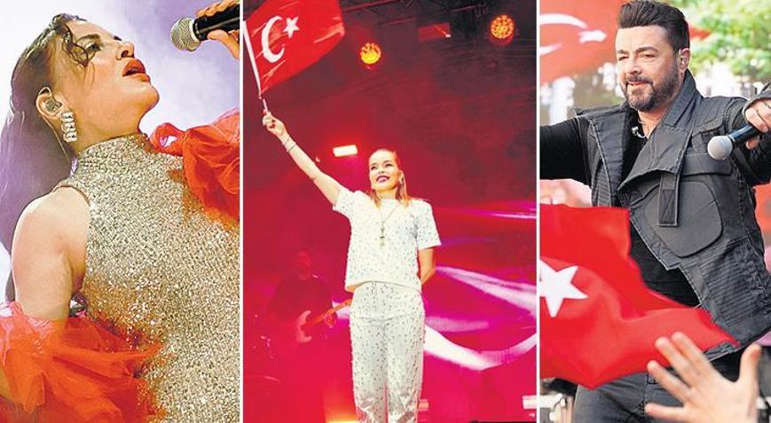 Şarkılar Türk gençliği için çaldı