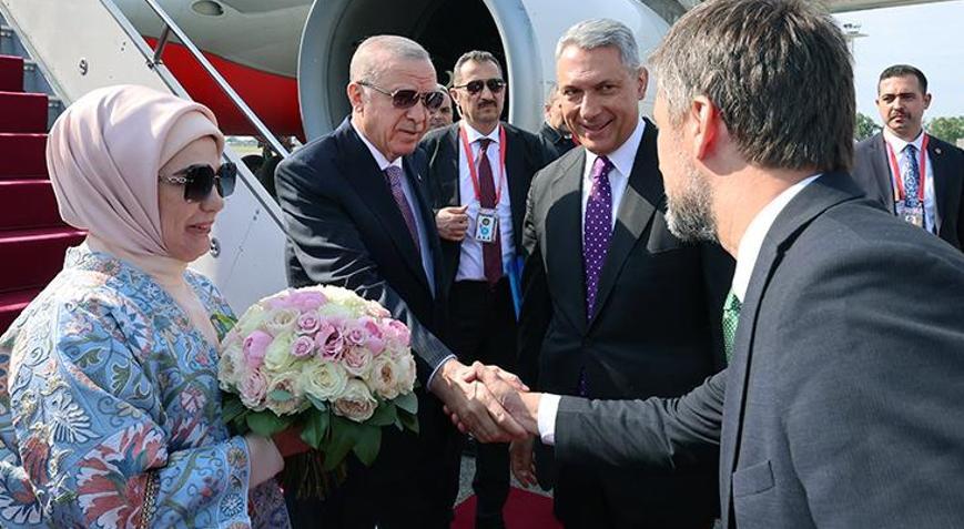 Cumhurbaşkanı Erdoğan, Macaristan’a geldi