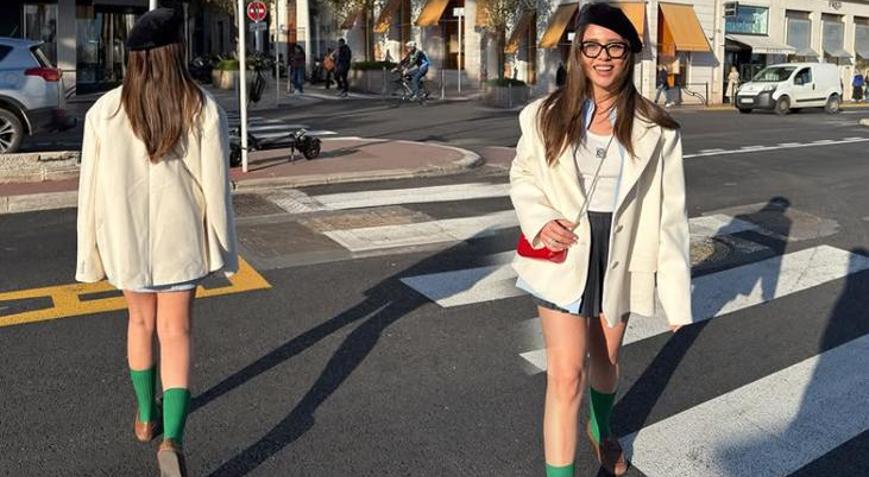 Sıla Türkoğlu’ndan Cannes sokaklarında yeni kombin! Rol arkadaşının yorumu gecikmedi