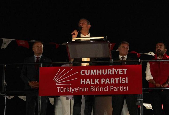 Özgür Özel Pendik’te konuştu