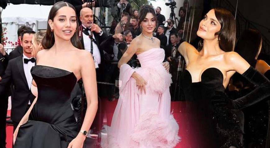 Ünlü modacı yorumladı! Cannes’da kim öne çıktı? Sinem Ünsal, Hande Erçel, Dilan Çiçek Deniz…