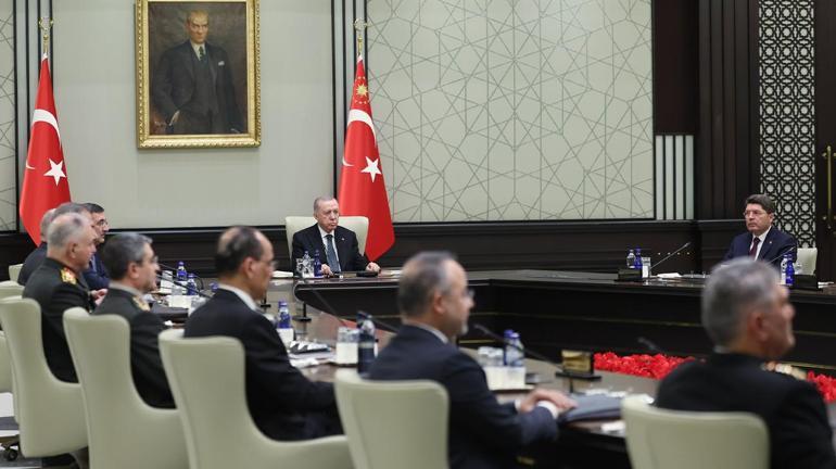 Milli Güvenlik Kurulu (MGK) toplandı Terörsüz Türkiye ve Suriye konusu masada